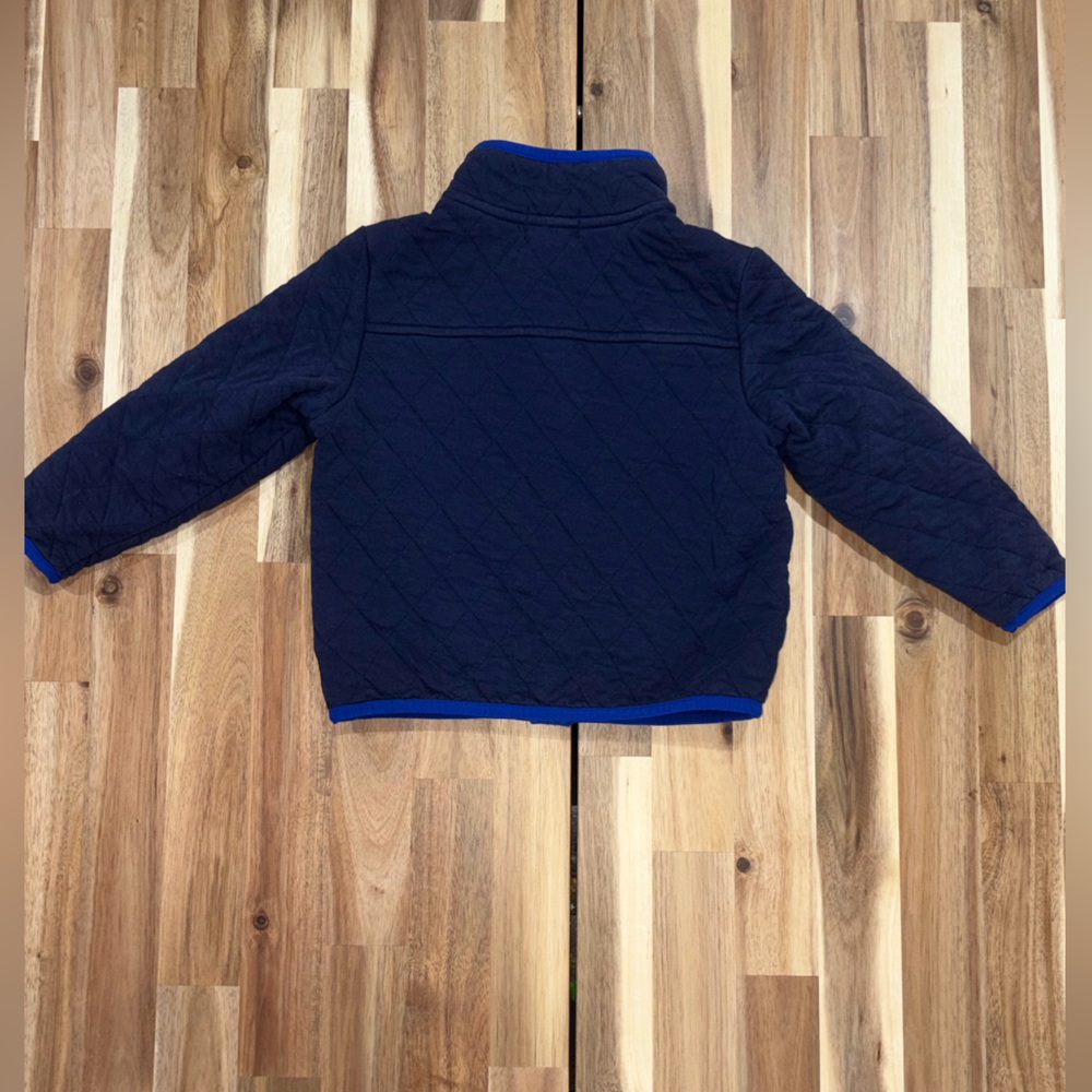 Ralph Lauren Navy and Yellow Quilted Jacket—Size 3T - Picture 4 of 4